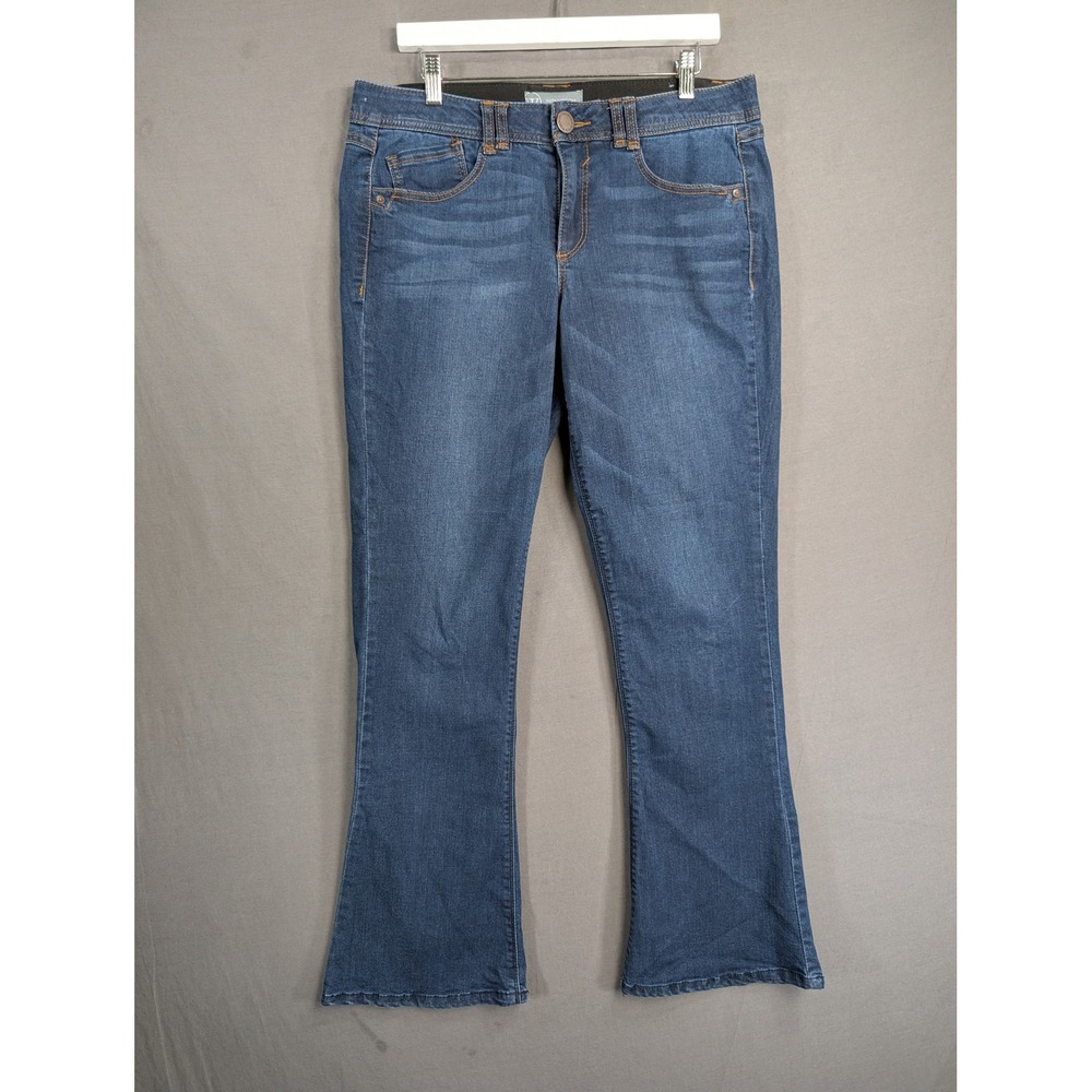 Wit & Wisdom Ab-solution Bootcut Jeans Blue Denim Size 12 L1241AQEH